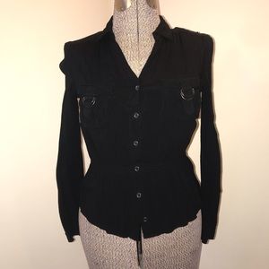 ❌SOLD❌Black Button Down Shirt